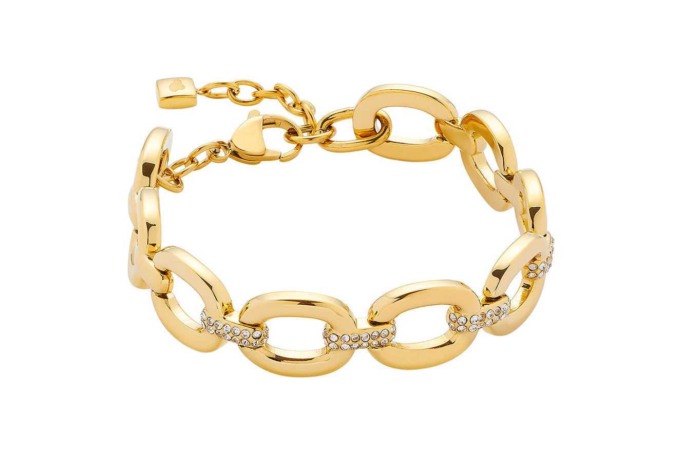 21-19cm Armband von Leonardo gold Belle 026938 aus Edelstahl 