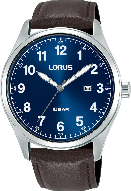 Herrenarmbanduhr Lorus RH977SX-9 mit Edelstahlgehäuse und Datumsanzeige