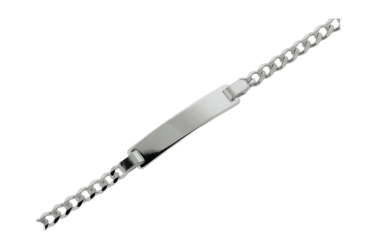 ID-16cm Armband zum Gravieren in Silber 925 