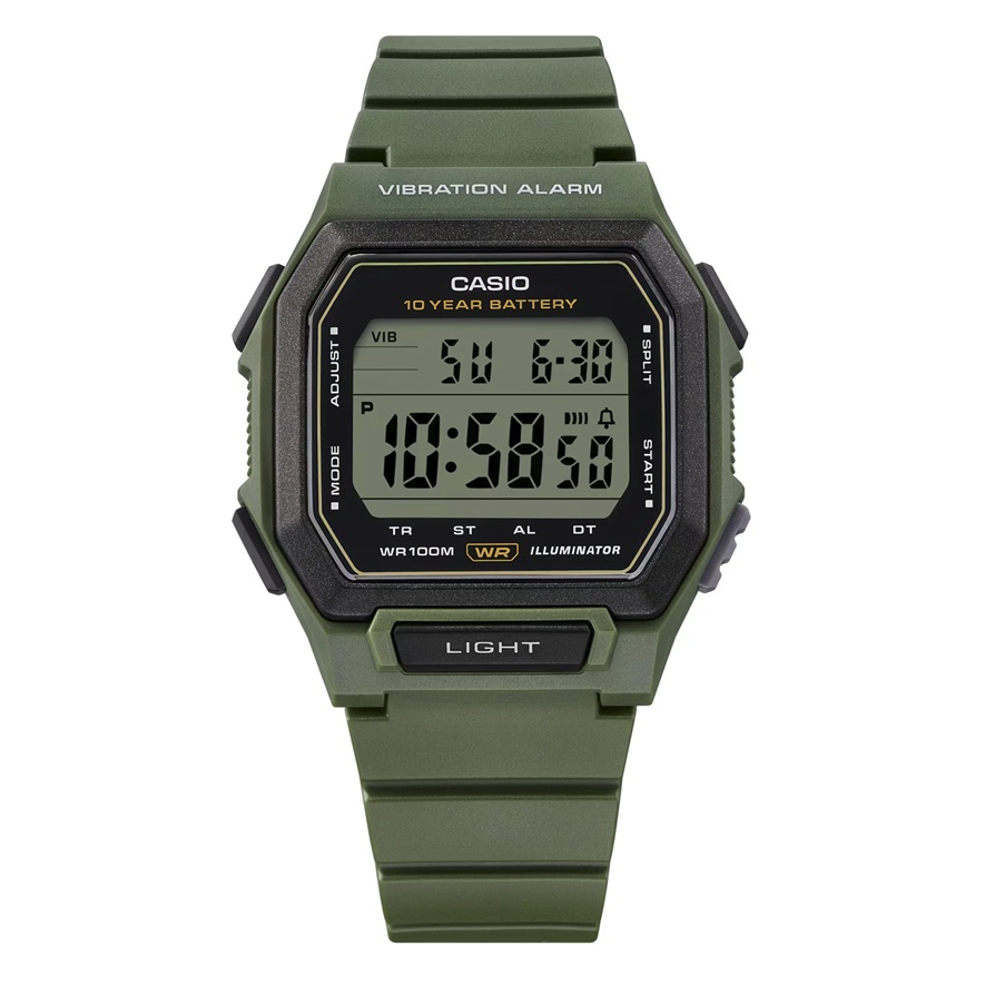 Armbanduhr Casio W-738H-3AVEF olivgrün