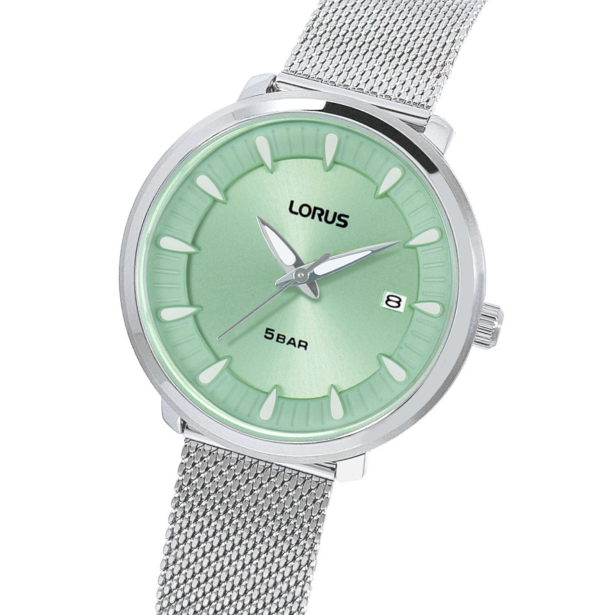 Modische Damenarmbanduhr Lorus RG805DX-9 mit Milanaise Armband