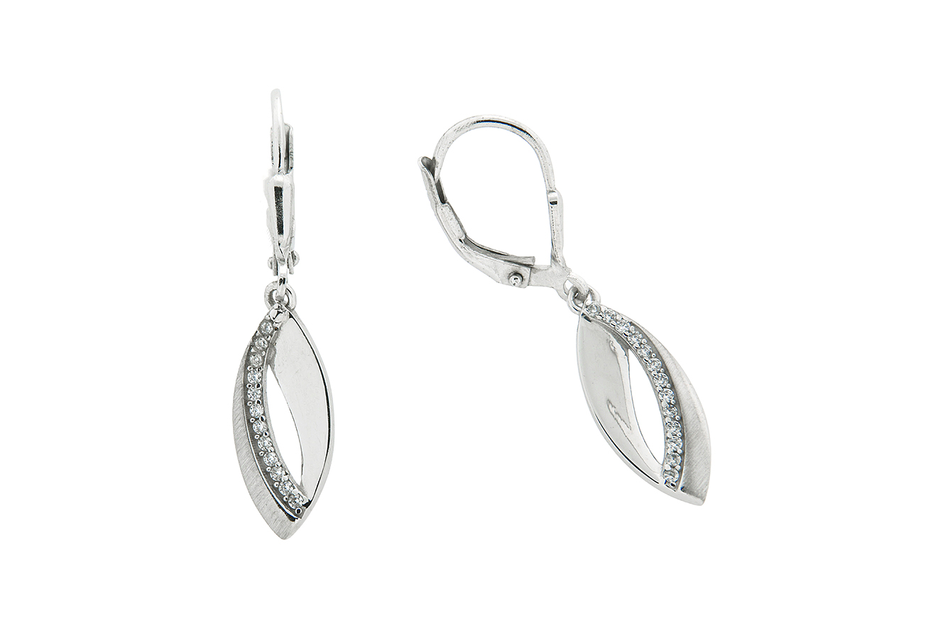 Ohrpendel Ohrschmuck in Silber 925 rhodiniert
