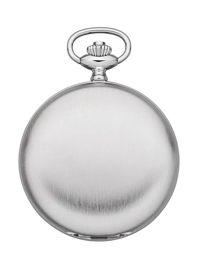 Taschenuhr der Marke Regent P-735 mit mattierter Oberfläche.