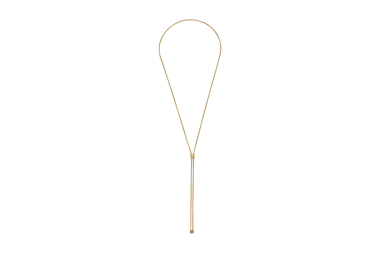 90cm Kette von Leonardo Daria gold 026913 aus Edelstahl mit Zirkonia-Stein