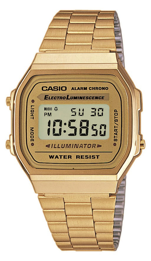 Armbanduhr Vintage Design Digital Casio A168WG-9EF