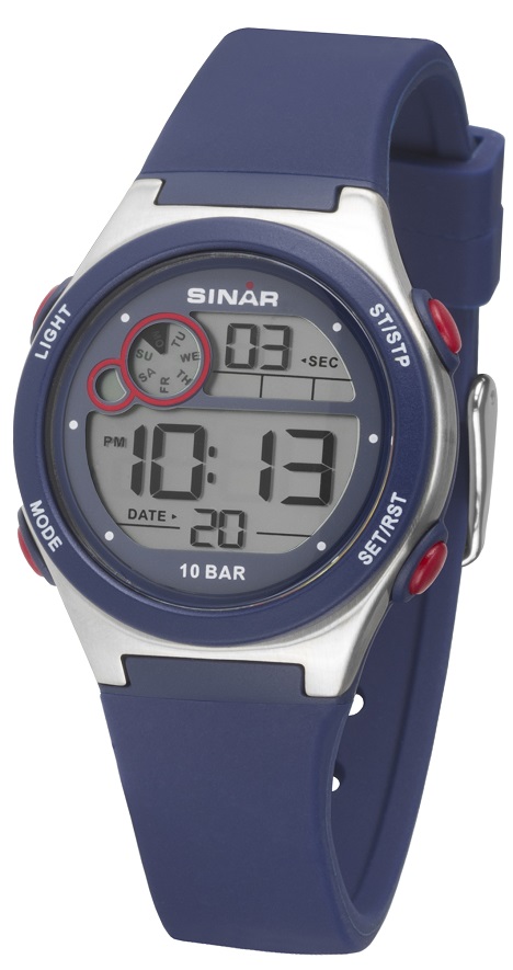 Armbanduhr XB-68-2 mit Digitalanzeige und Licht sowie Alarm, Stoppuhr und vielen Funktionen mehr von