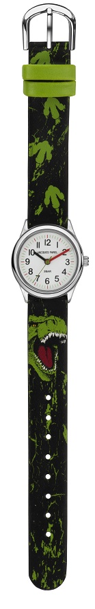 Kinderuhr Jacques Farel HCC 921 mit Dino sowie Metallgehäuse 
