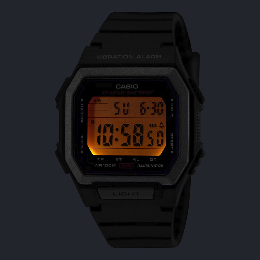 Armbanduhr Casio W-738H-1AVEF schwarz 