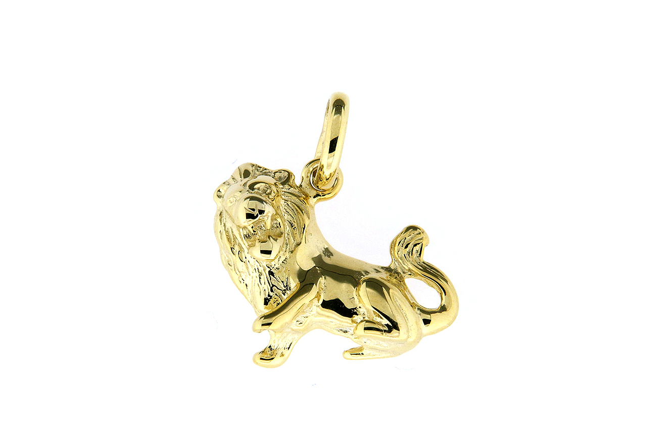 Tierkreiszeichen Sternzeichen Löwe Figur in Gold 333