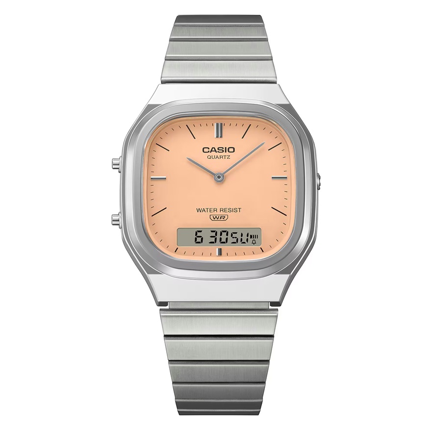 Armbanduhr Vintage Hybridanzeige Casio AQ-240E-4AEF