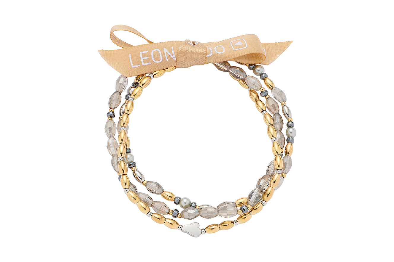19cm Armband von Leonardo Agneta 026904 aus Edelstahl