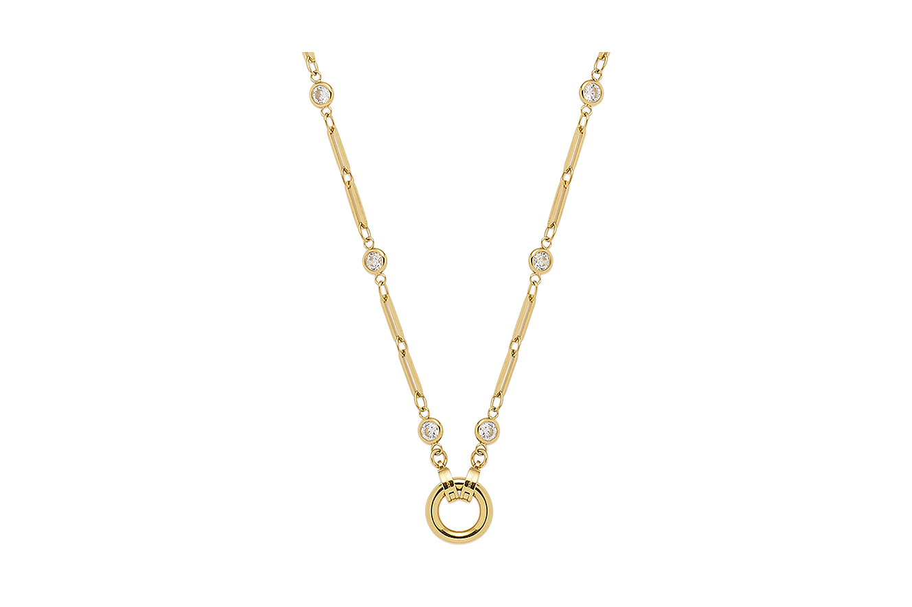 80cm Kette von Leonardo 026319 Rebecca gold Clip&Mix 