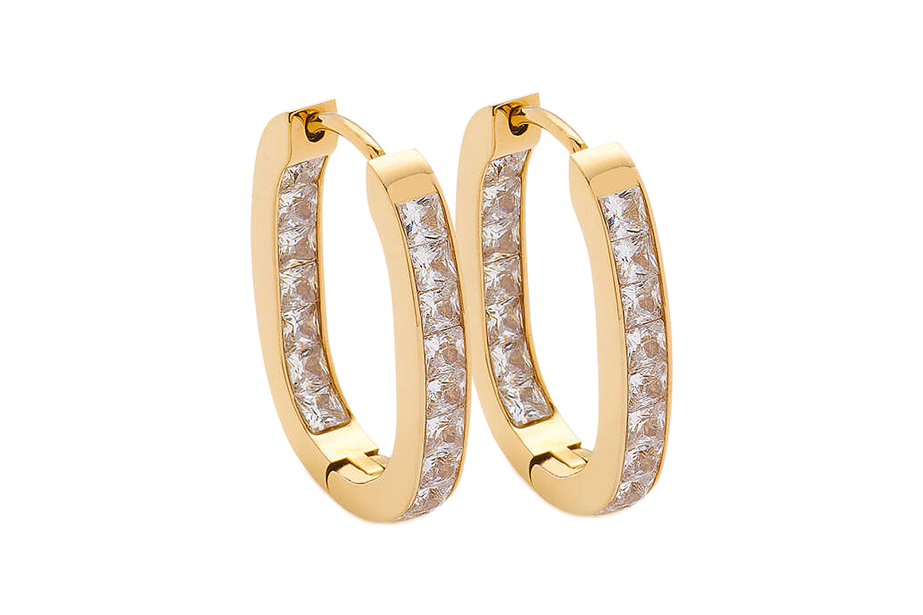 Ohrring, Creole von Leonardo gold Bossy 027006