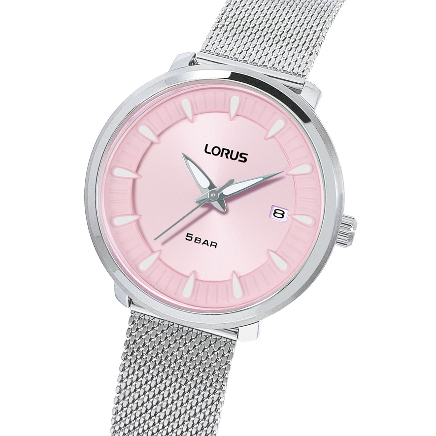 Modische Damenarmbanduhr Lorus RG807DX-9 mit Milanaise Armband