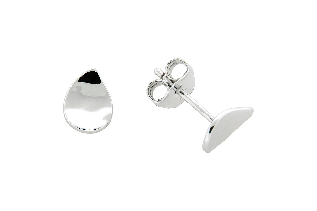 Ohrstecker Ohrschmuck in Silber 925 rhodiniert 