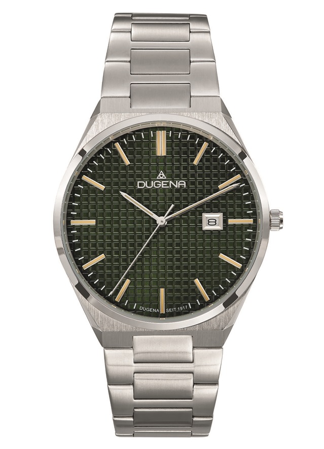 Armbanduhr Oslo Dugena 4461143 mit grünen Zifferblatt