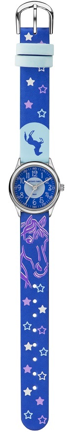 Kinderuhr Jacques Farel HCC 338 mit Pferdemotiven