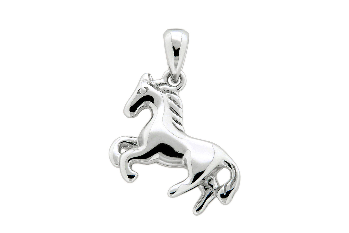 Anhänger Pferd in Silber 925 rhodiniert Kinderschmuck