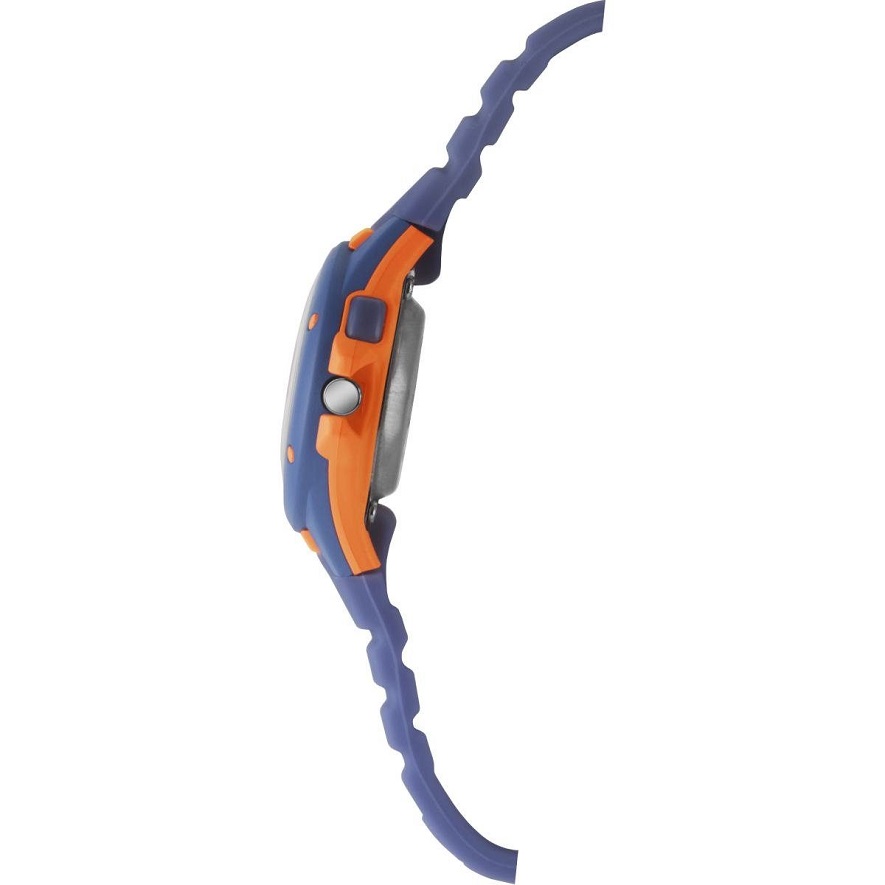 Kinderuhr mit Licht von Sinar XB 17-2 dunkelblau orange