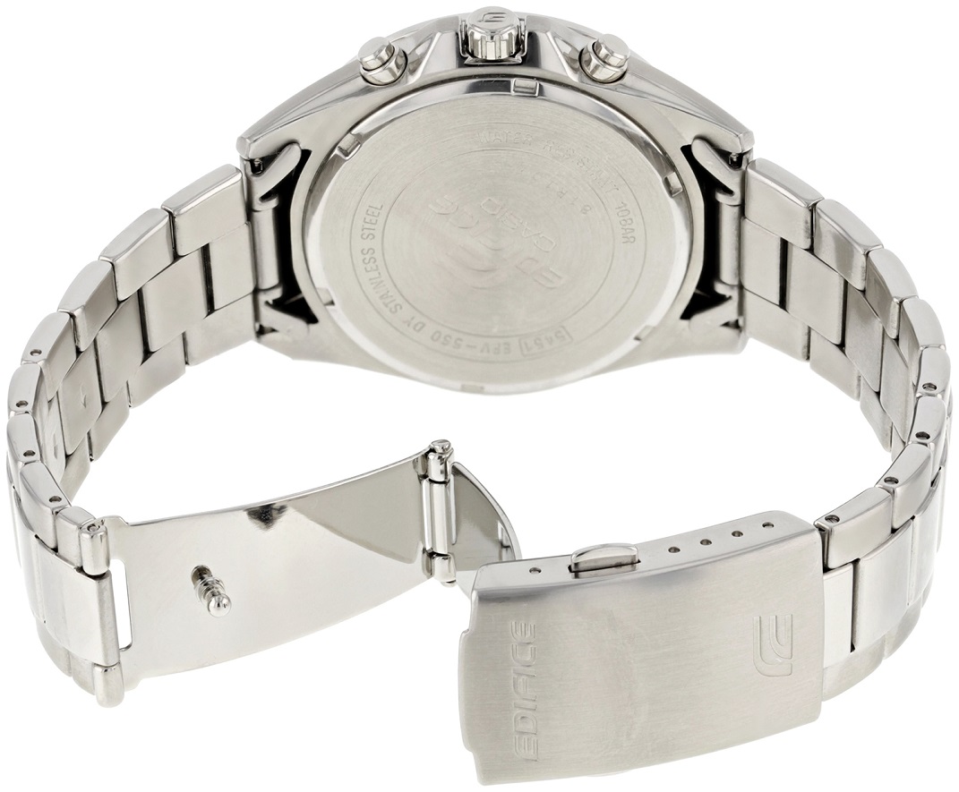 Armbanduhr Casio EFV-560D-1AVUEF Edelstahlgehäuse und Quarzwerk mit Datumsanzeige