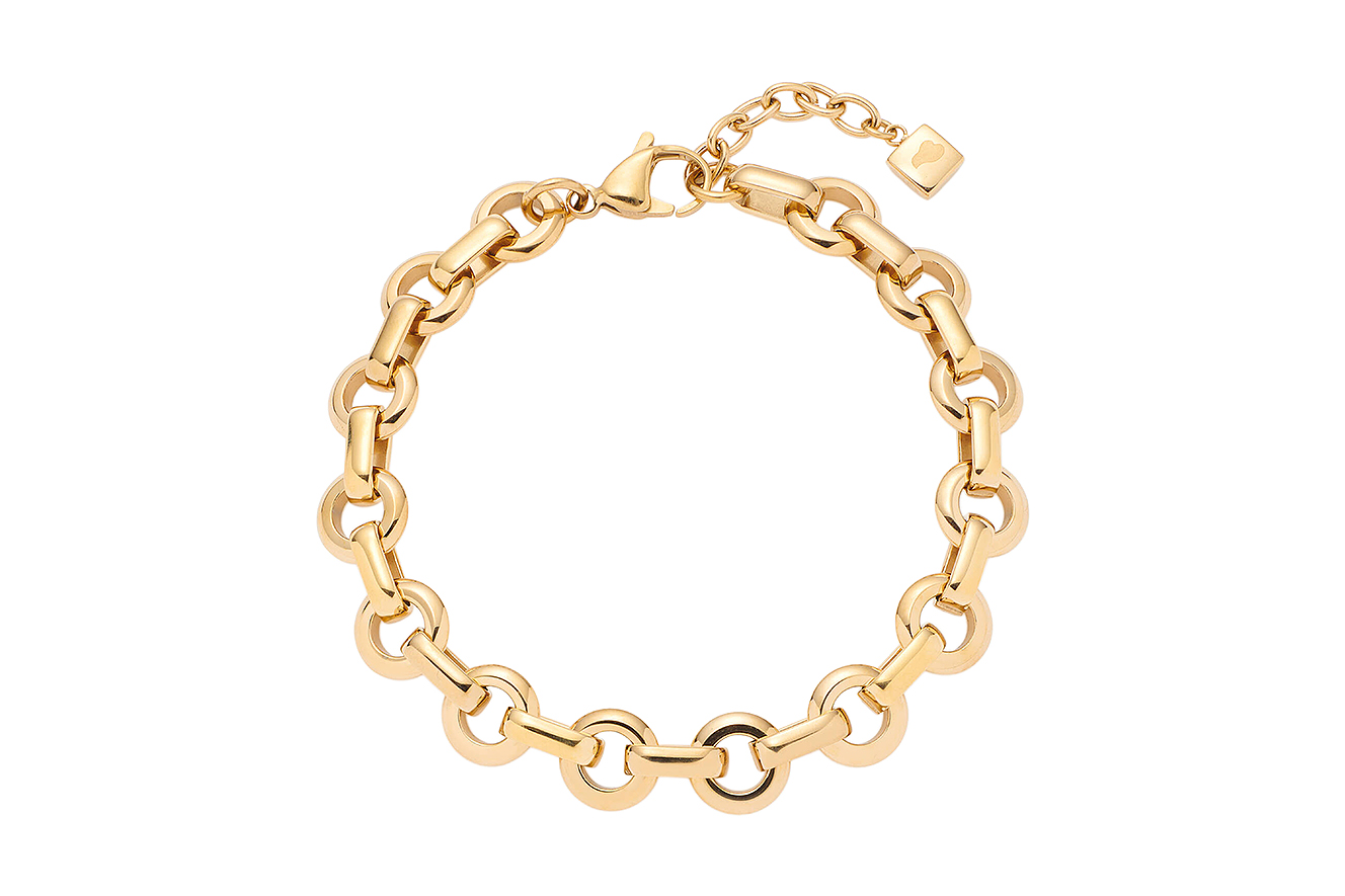 22-19cm Armband von Leonardo Nala 026936 aus Edelstahl vergoldet