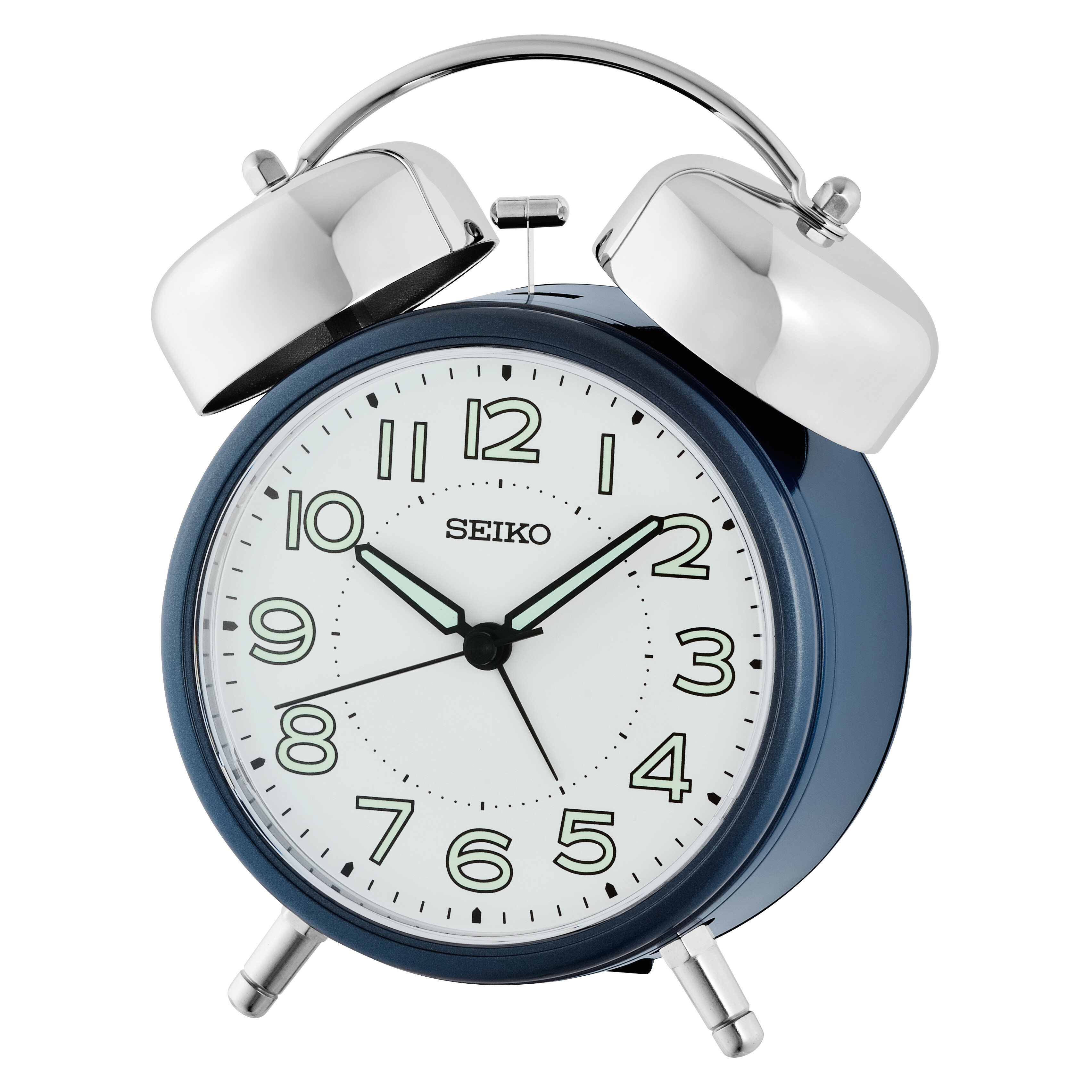 Doppelglockenwecker von Seiko QHK063L mit Glocken Alarm-Weckwiederholung