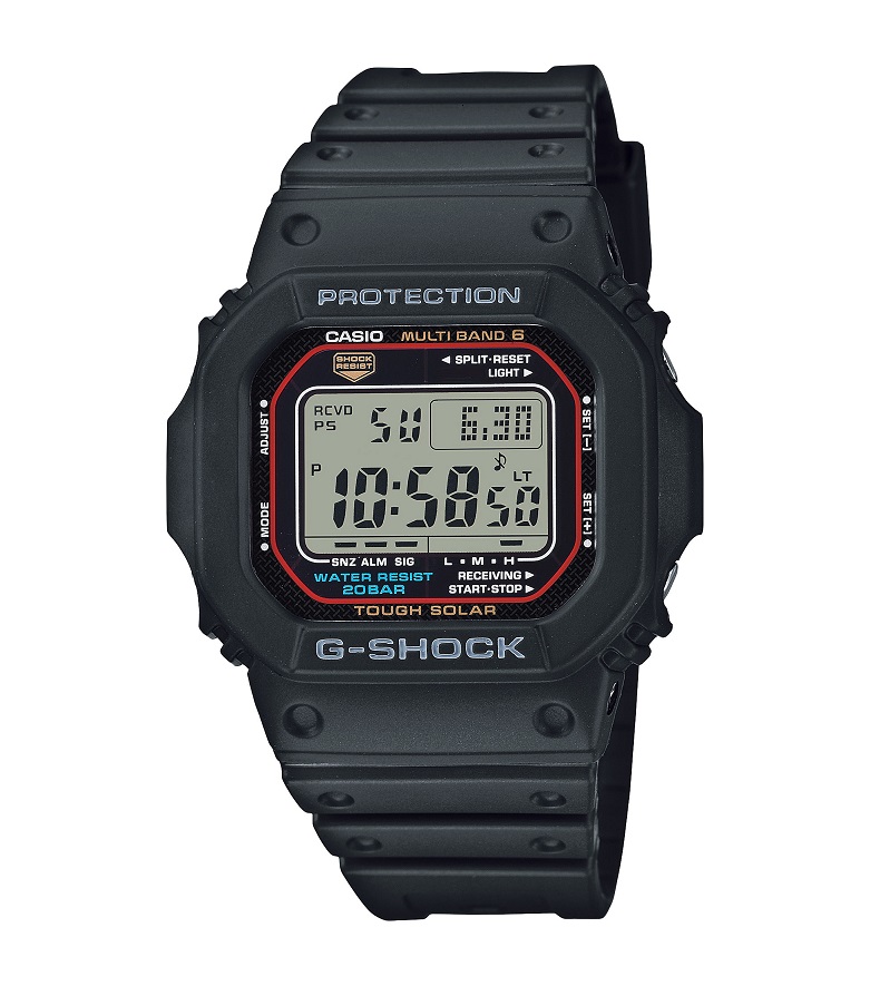 Herrenarmbanduhr mit Digitalanzeige G-Shock von Casio GBD-200-2ER mit Licht und Alarm