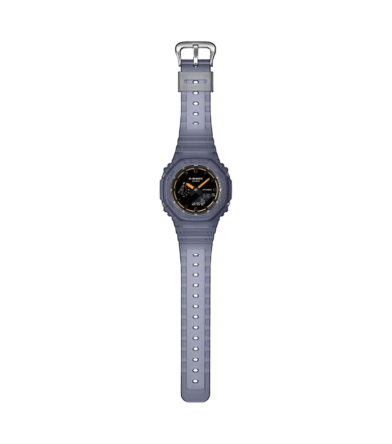 Armbanduhr Casio GA-2100K-2AER mit schwarzen Ziffernblatt
