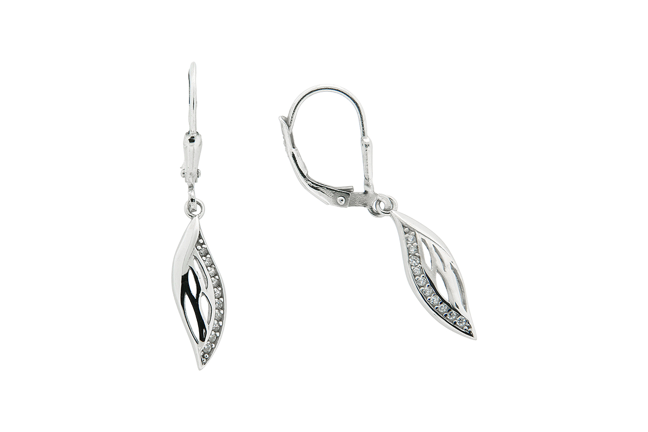 Ohrpendel Ohrschmuck in Silber 925 rhodiniert