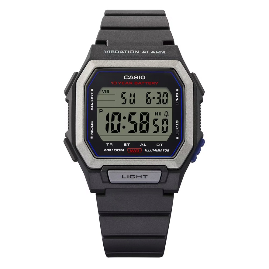 Armbanduhr Casio W-738H-1AVEF schwarz 