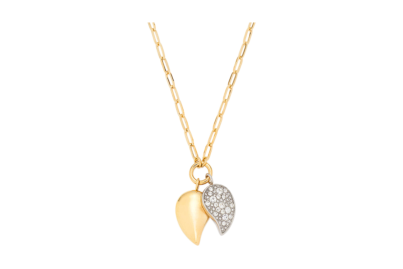 52-45cm Kette von Leonardo Lea 026246 aus Edelstahl mit Zirkonia-Stein