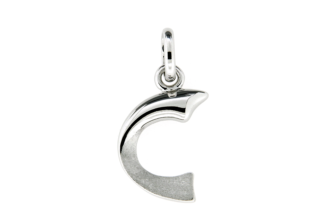 Kettenanhänger Buchstabe C Silber 925 rhodiniert
