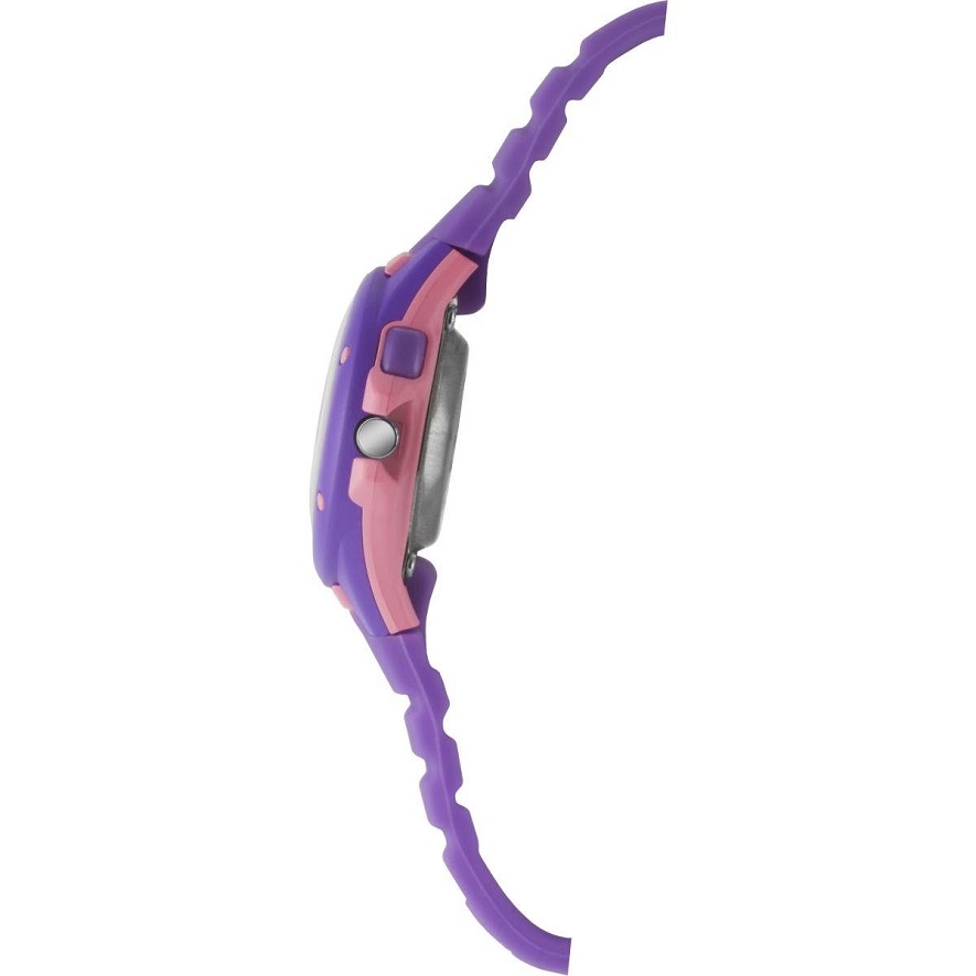 Kinderuhr mit Licht von Sinar XB 17-7 rosa violett