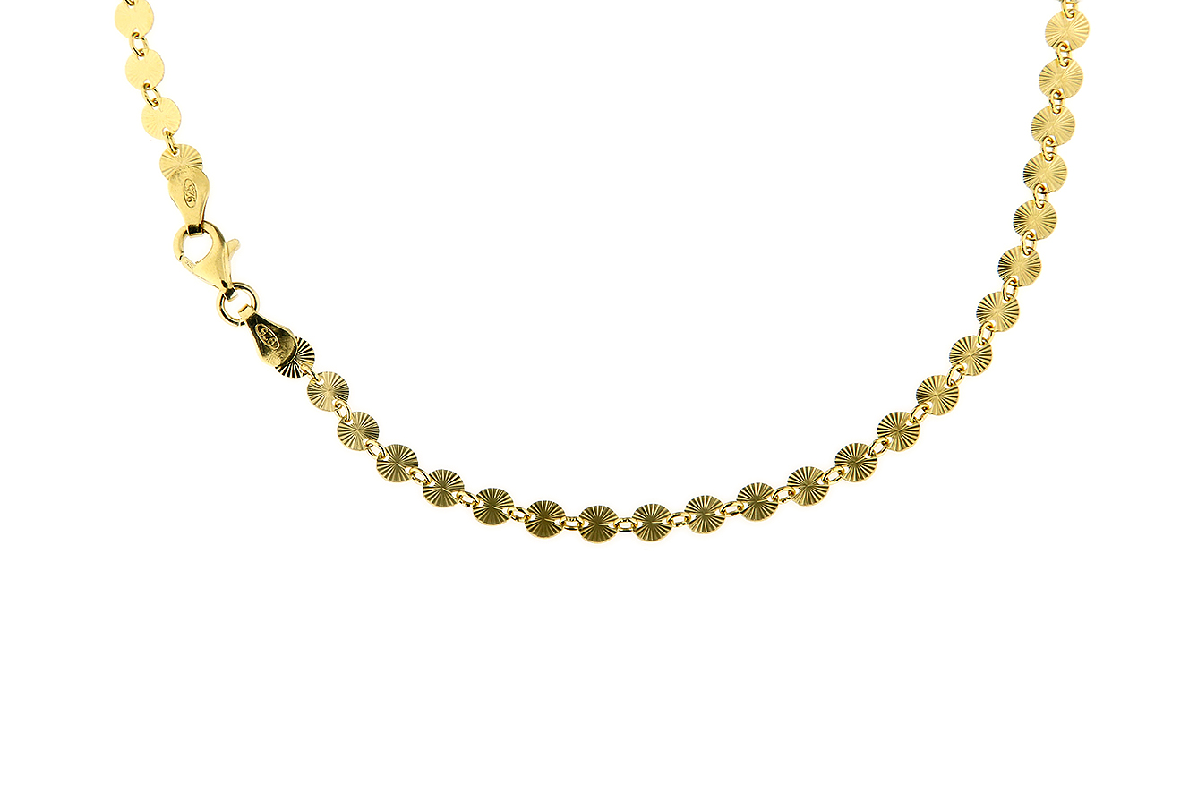 50cm Kette in Silber 925 vergoldet Sternenschliff