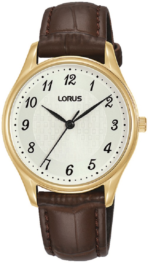 Armbanduhr von Lorus RG228UX9 mit braunen Lederarmband 