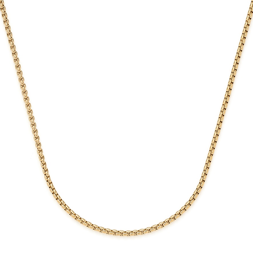 90cm Kette von Leonardo Liv 021587 in Edelstahl vergoldet Clip&Mix