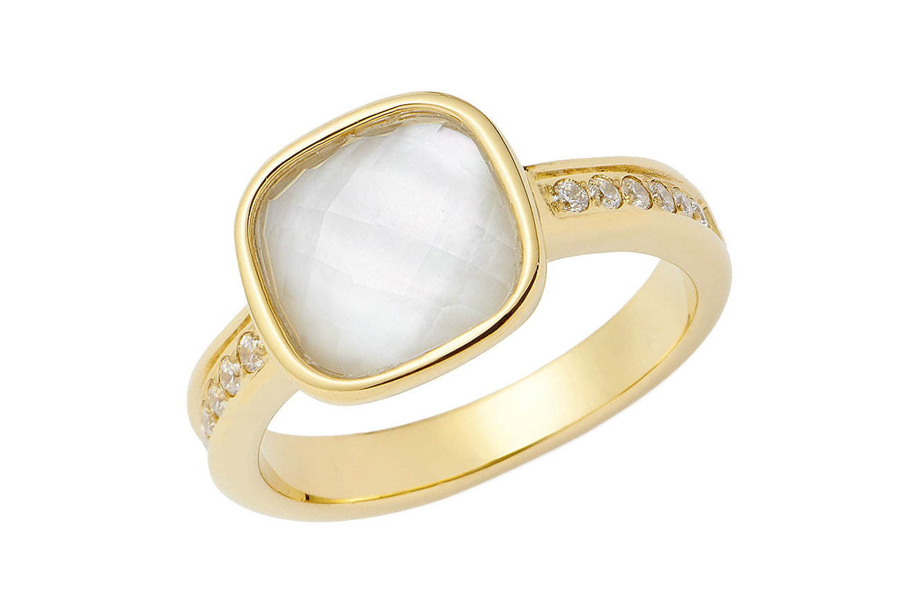 Gr.21 Ring Leonardo 026848 Virginia gold in Edelstahl 