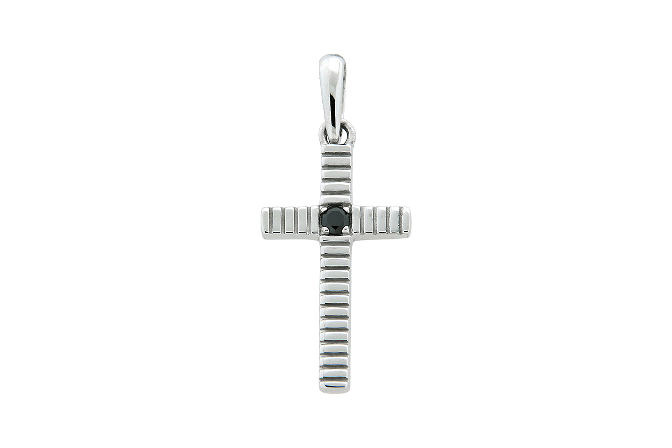 Anhänger Kreuz in Silber 925 mit Zirkonia