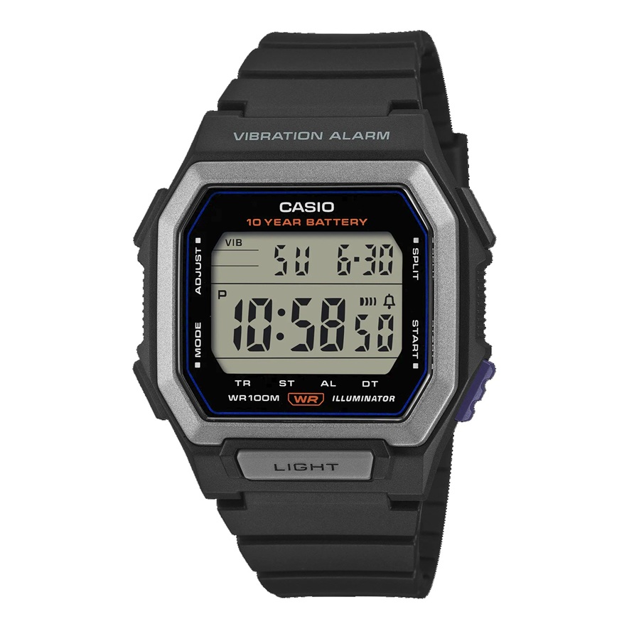 Armbanduhr Casio W-738H-1AVEF schwarz 