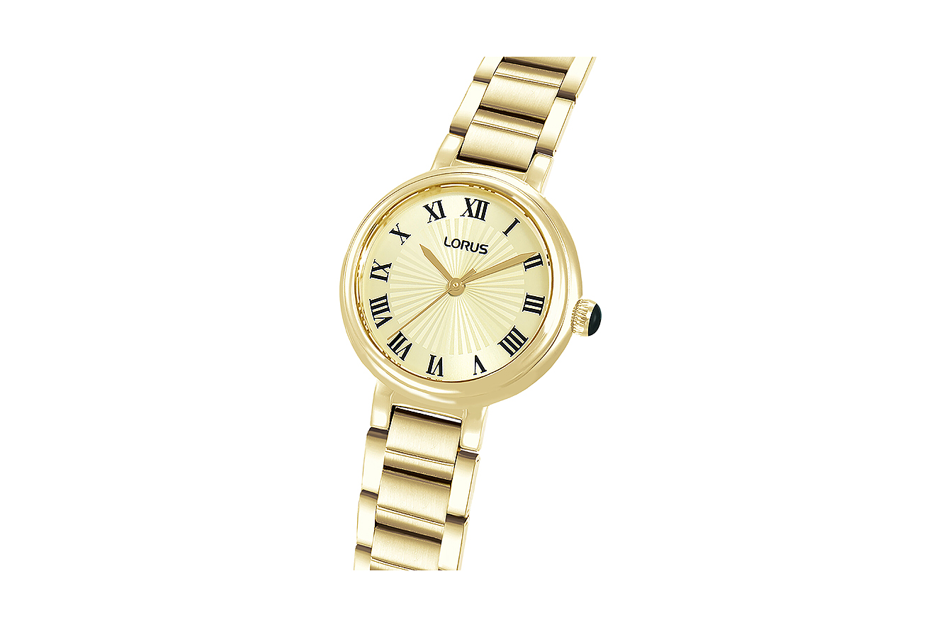 Damenarmbanduhr Lorus RG240YX9 mit Edelstahlgehäuse und Metallarmband