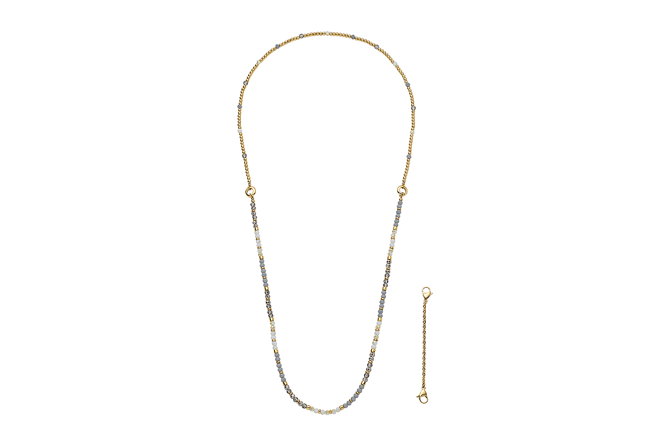 50cm Kette von Leonardo 024809 Bernadette gold in Edelstahl Clip&Mix Serie