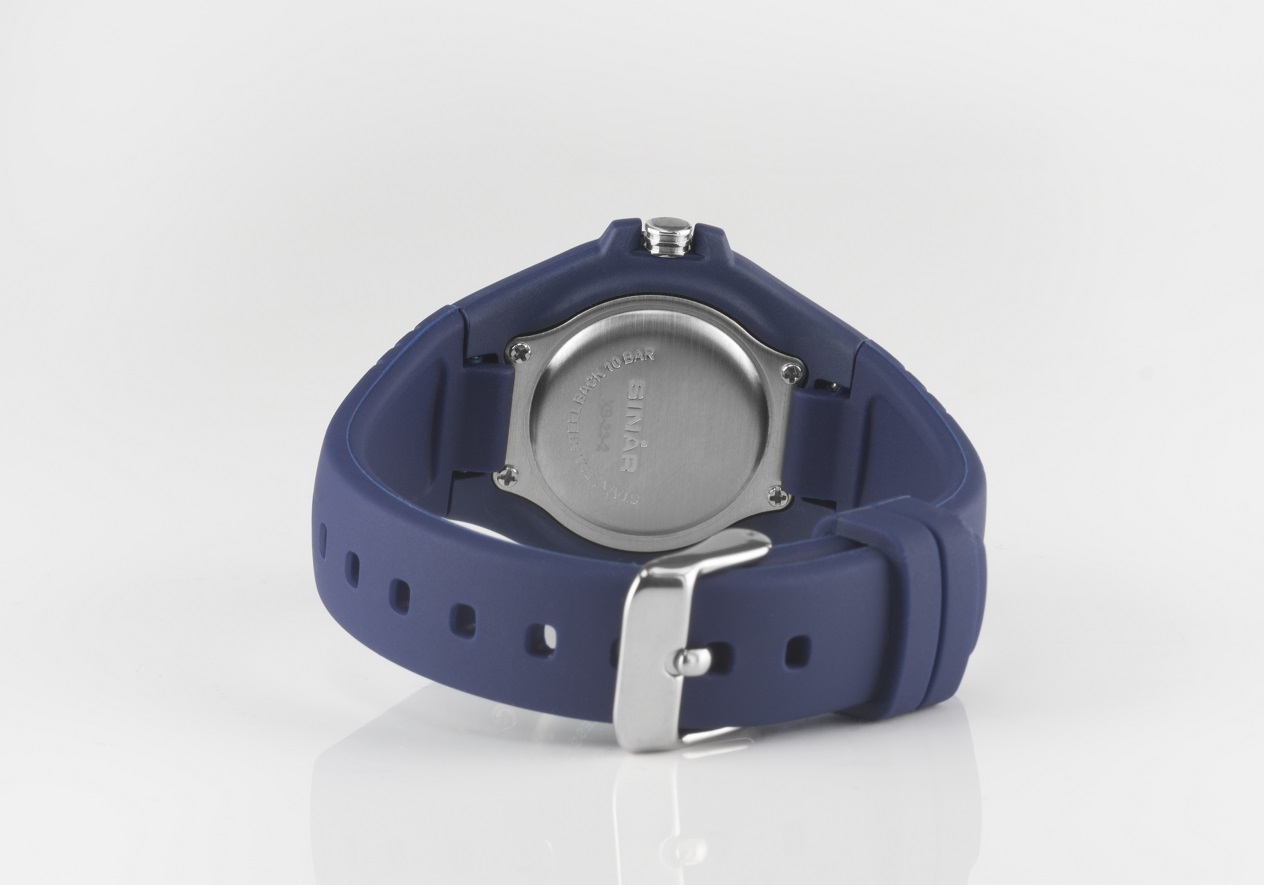 Kinderarmbanduhr XB-23-1 mit blauen Silikonarmband Sinar