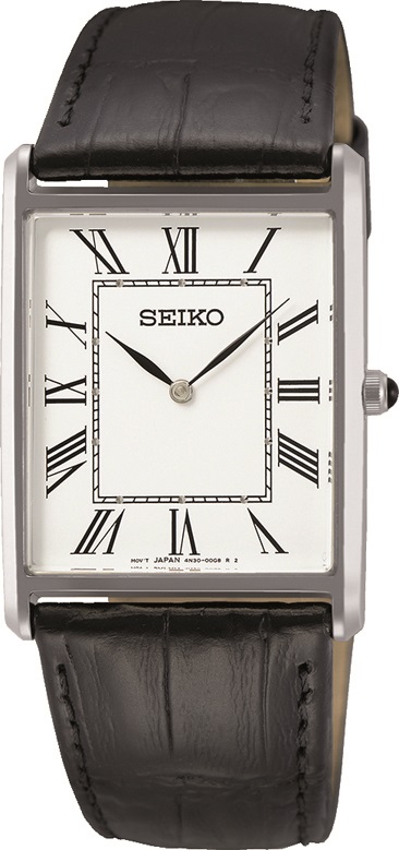 Armbanduhr Seiko SWR049P1 rechteckig mit Cabochonkrone