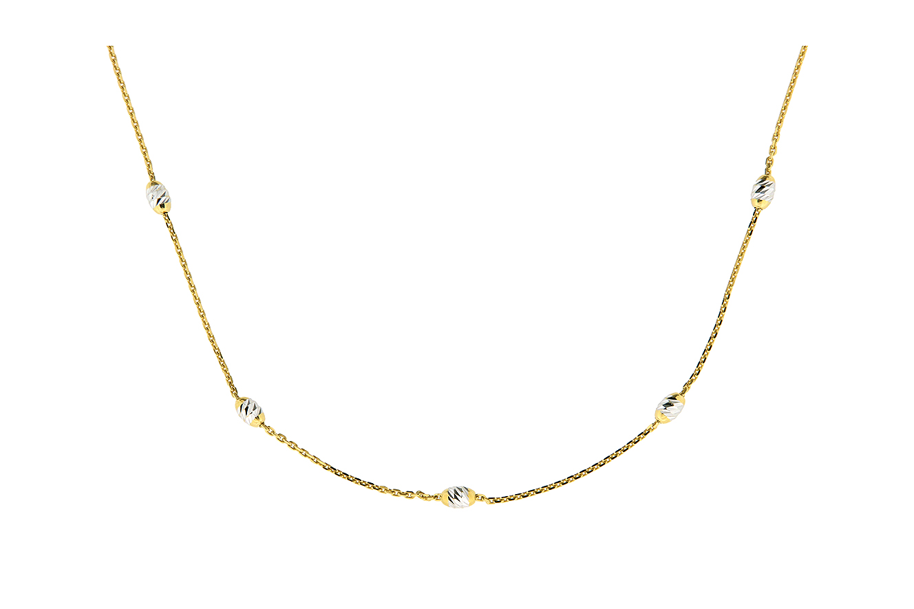 45cm Kette in Gold 333 Weißgold Gelbgold mit Sternenschliff