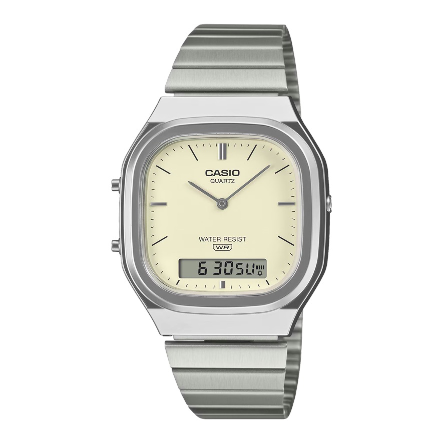 Armbanduhr Vintage Hybridanzeige Casio AQ-240E-7A2EF
